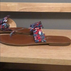 * Jessica Simpson Print Sandals, 9.5 Final Price